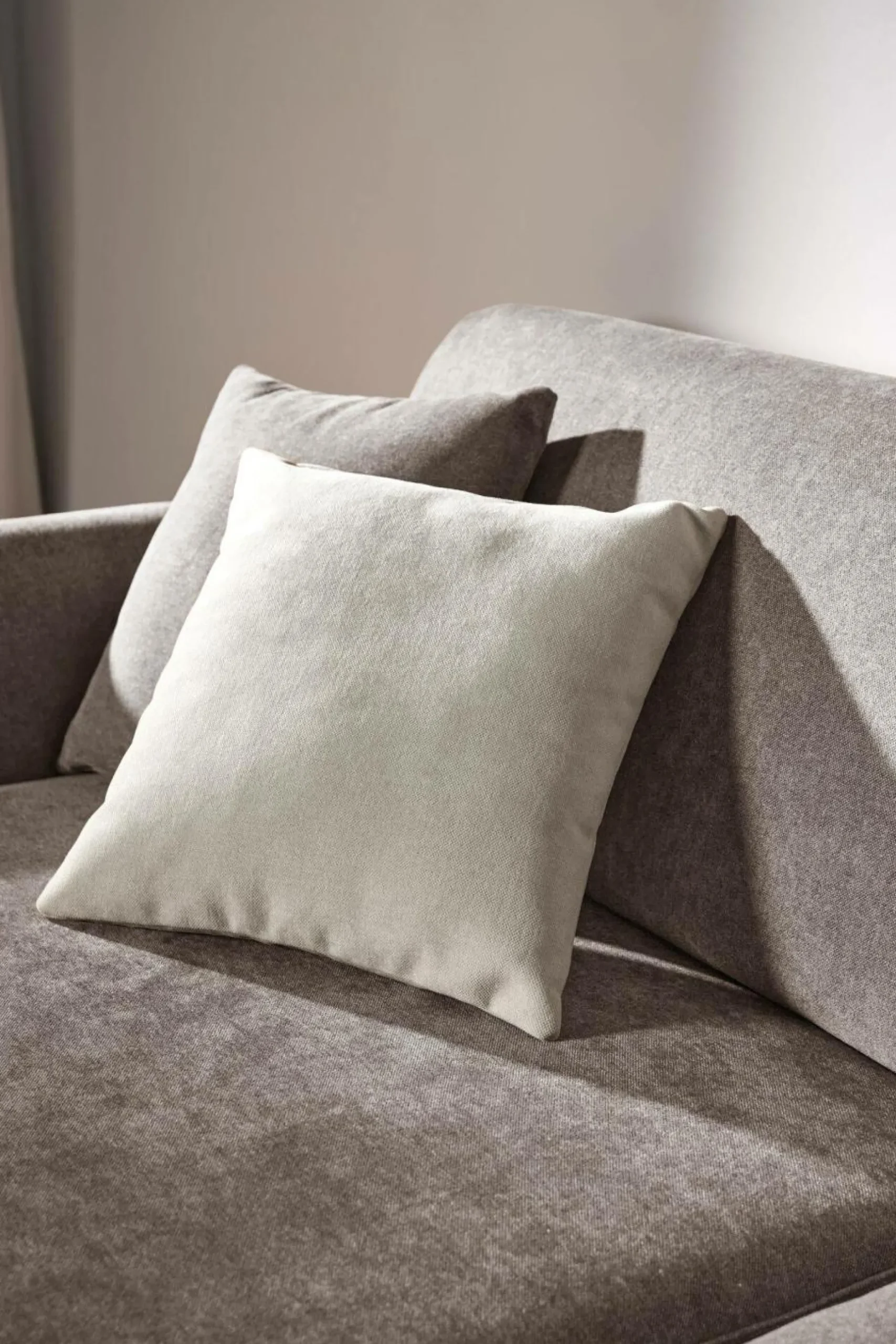 Canapés Fixes>Camif Canapé tissu Orus - - 2 places Taupe