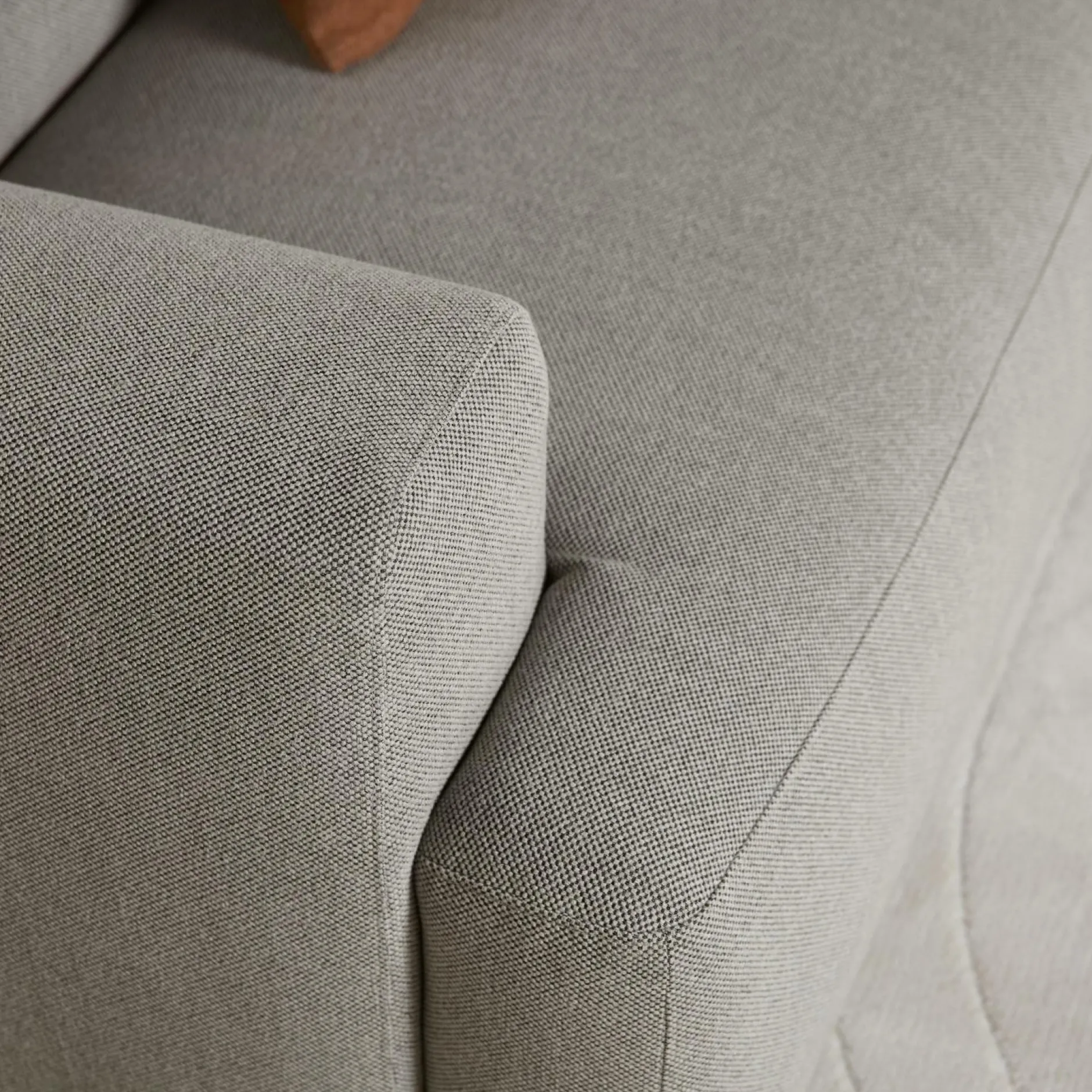 Canapés Droits|Canapés Fixes>Camif Canapé tissu Pavel - Gris