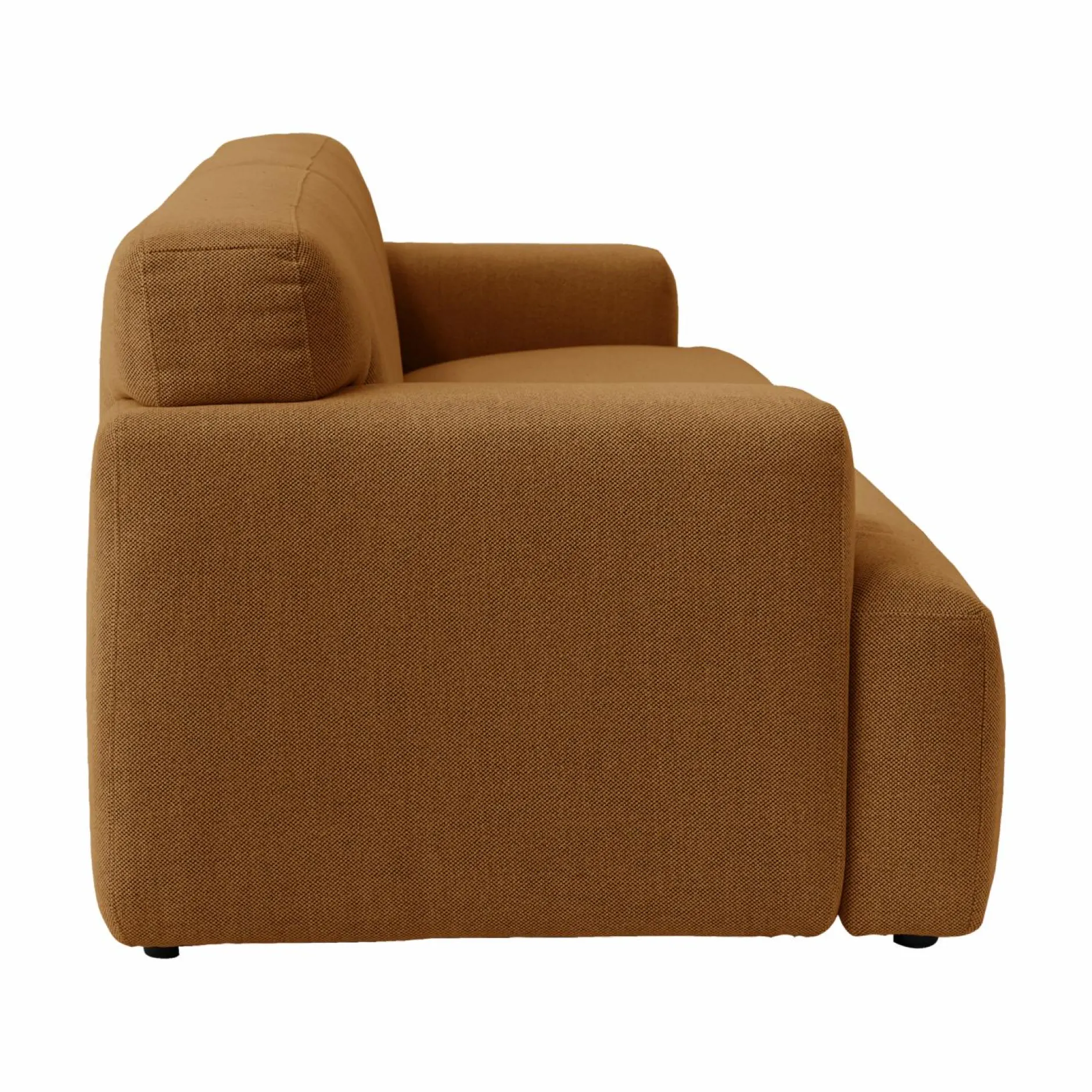 Canapés Droits|Canapés Fixes>Camif Canapé tissu Pavel - Moutarde