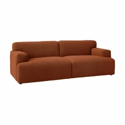 Canapés Fixes|Canapés Droits>Camif Canapé tissu Pavel - Rouille