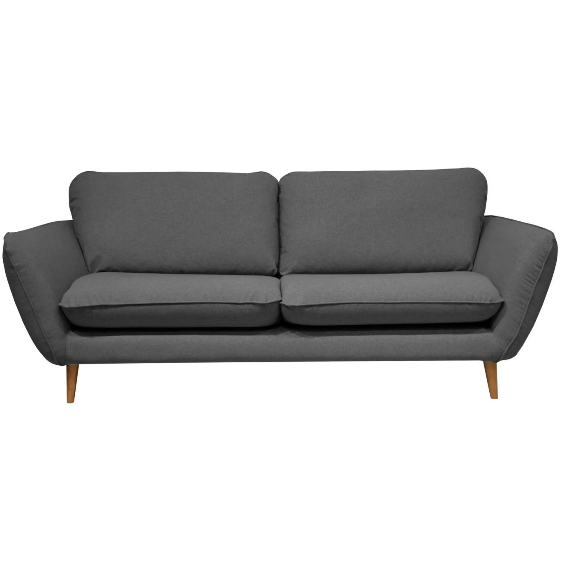 Canapés Fixes>Camif Canapé tissu Persson - - 3 places Anthracite