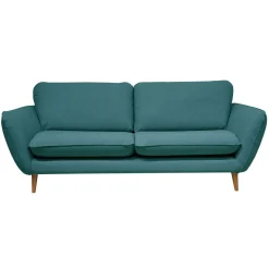 Canapés Fixes>Camif Canapé tissu Persson - - 2 places Bleu Paon