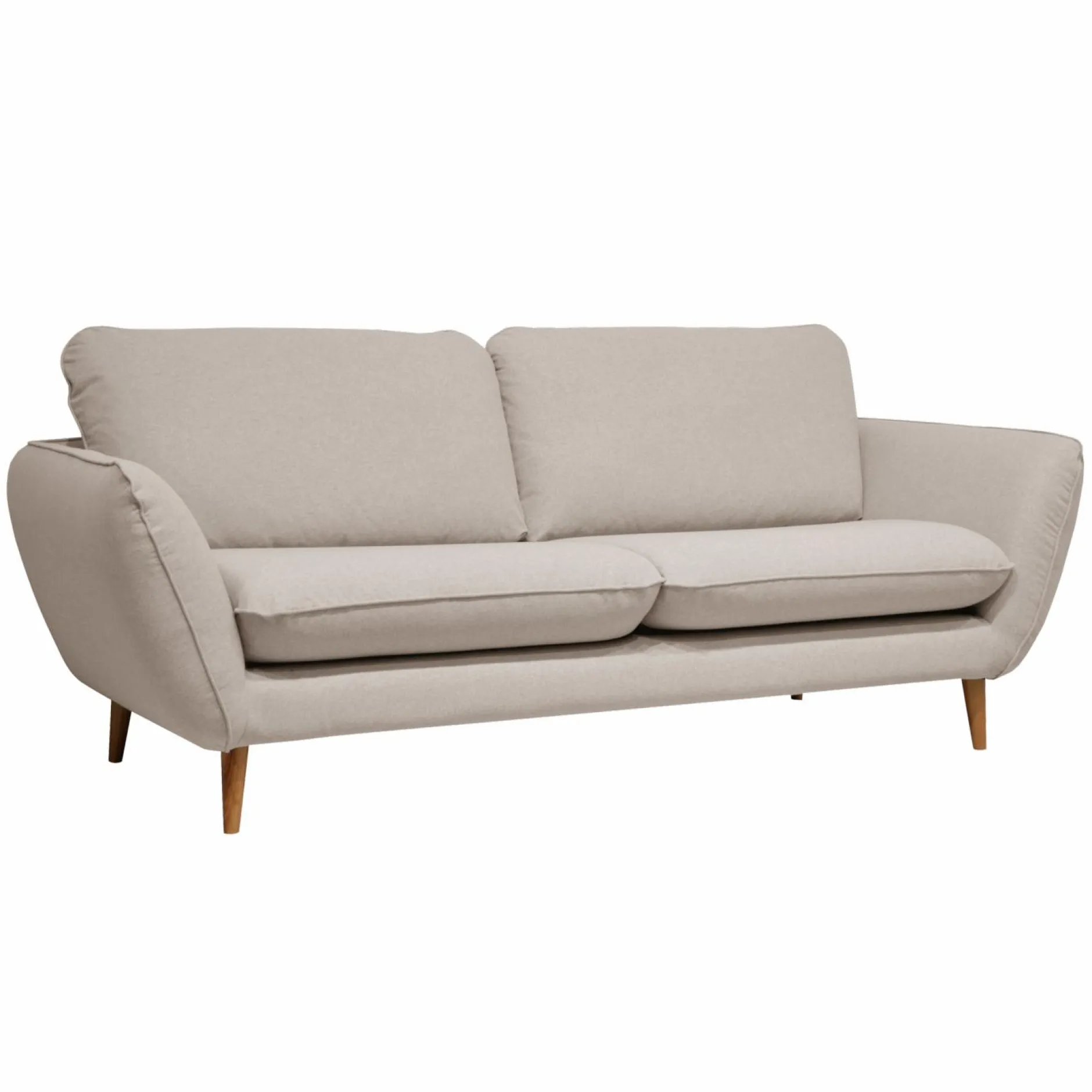 Canapés Fixes>Camif Canapé tissu Persson - - 3 places Ecru