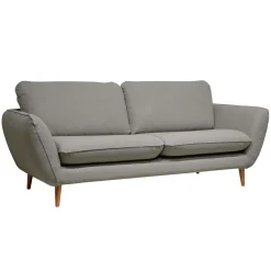 Canapés Fixes>Camif Canapé tissu Persson - - 3 places Gris Clair