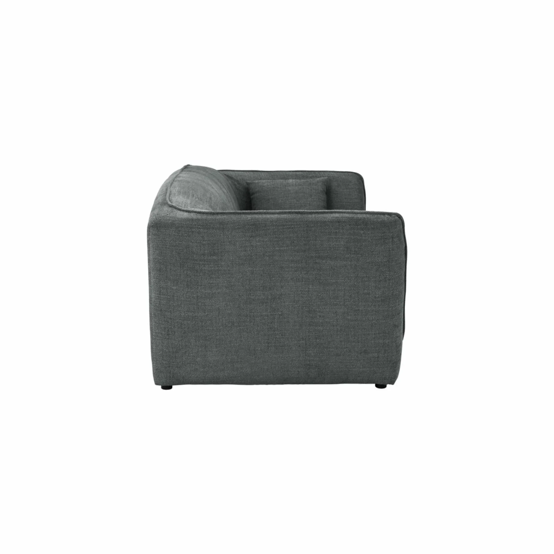 Canapés Droits|Canapés Fixes>Camif Canapé tissu Phara - Acier