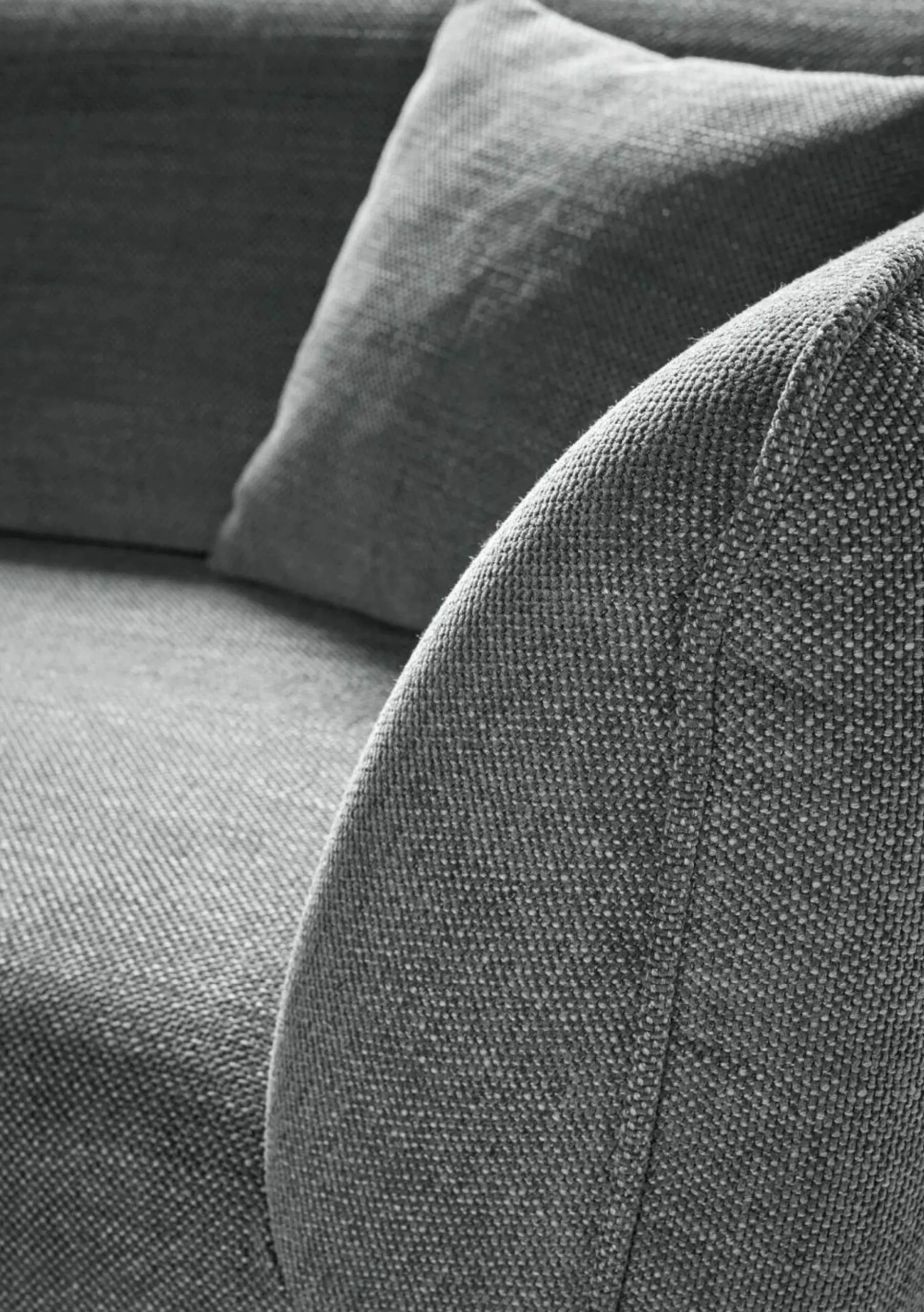 Canapés Droits|Canapés Fixes>Camif Canapé tissu Phara - Acier