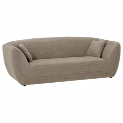 Canapés Fixes|Canapés Droits>Camif Canapé tissu Phara - Naturel