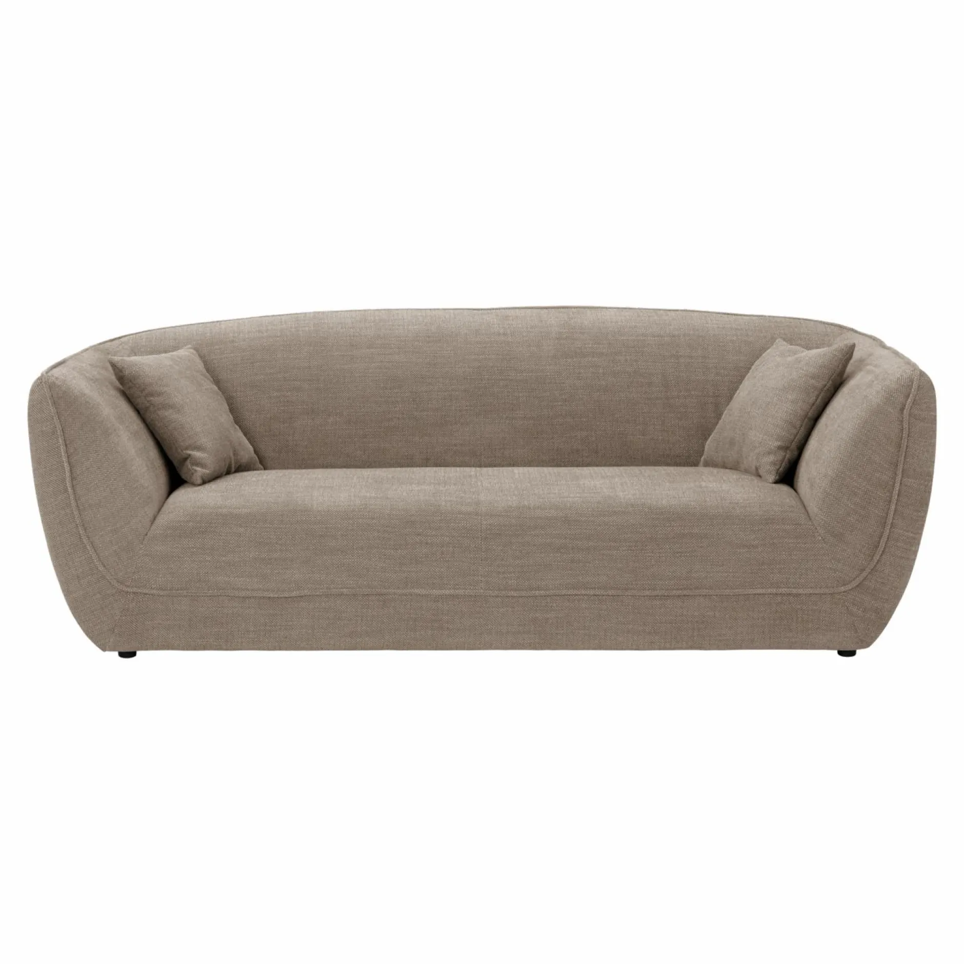 Canapés Fixes|Canapés Droits>Camif Canapé tissu Phara - Naturel