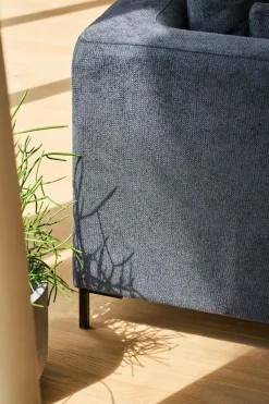 Canapés Fixes|Canapés Droits></noscript>Camif Canapé tissu Pornic - - 3 places Bleu Marine