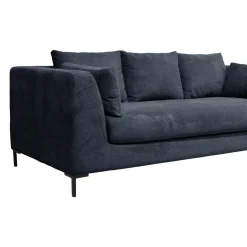 Canapés Droits|Canapés Fixes></noscript>Camif Canapé tissu Pornic - - 4 places Bleu Marine