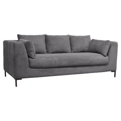 Canapés Droits|Canapés Fixes>Camif Canapé tissu Pornic - - 3 places Gris