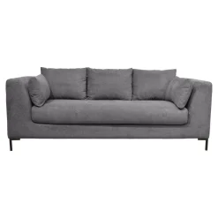 Canapés Droits|Canapés Fixes></noscript>Camif Canapé tissu Pornic - - 4 places Gris