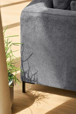 Canapés Droits|Canapés Fixes></noscript>Camif Canapé tissu Pornic - - 4 places Gris