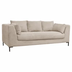 Canapés Droits|Canapés Fixes>Camif Canapé tissu Pornic - - 3 places Ivoire