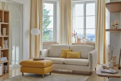 Canapés Fixes|Canapés Droits>Camif Canapé tissu Portimo - Lin