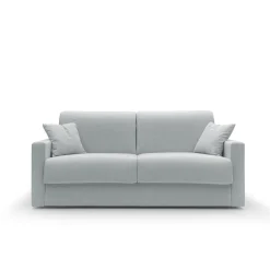 Canapés Fixes>Camif Canapé tissu recyclé déhoussable Aubin - - Grand 3 places Gris Clair