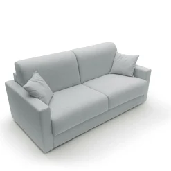 Canapés Fixes></noscript>Camif Canapé tissu recyclé déhoussable Aubin - - Grand 3 places Gris Clair