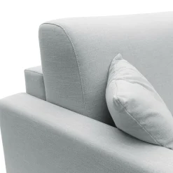 Canapés Fixes></noscript>Camif Canapé tissu recyclé déhoussable Aubin - - Grand 3 places Gris Clair