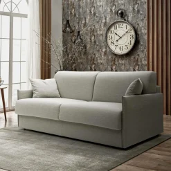 Canapés Fixes>Camif Canapé tissu recyclé déhoussable Arthur - - Grand 2 places Gris Clair