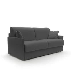 Canapés Fixes>Camif Canapé tissu recyclé déhoussable Arthur - - 3 places Anthracite