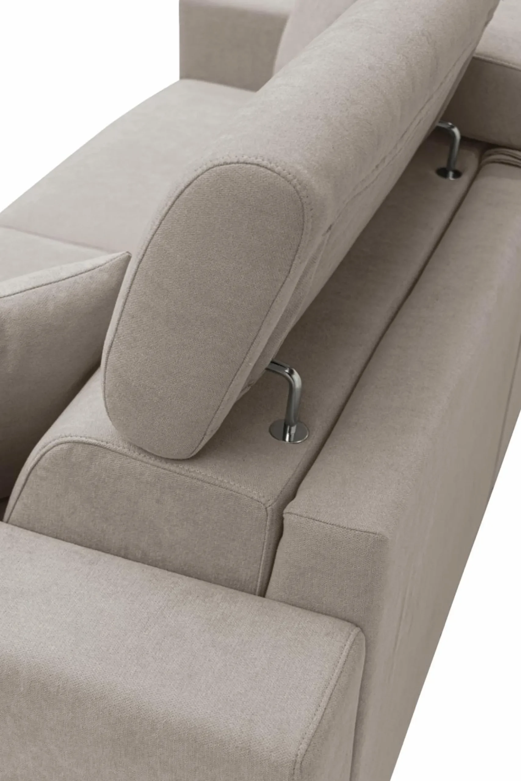 Canapés Fixes>Camif Canapé tissu recyclé déhoussable Alden - - Grand 3 places Lin