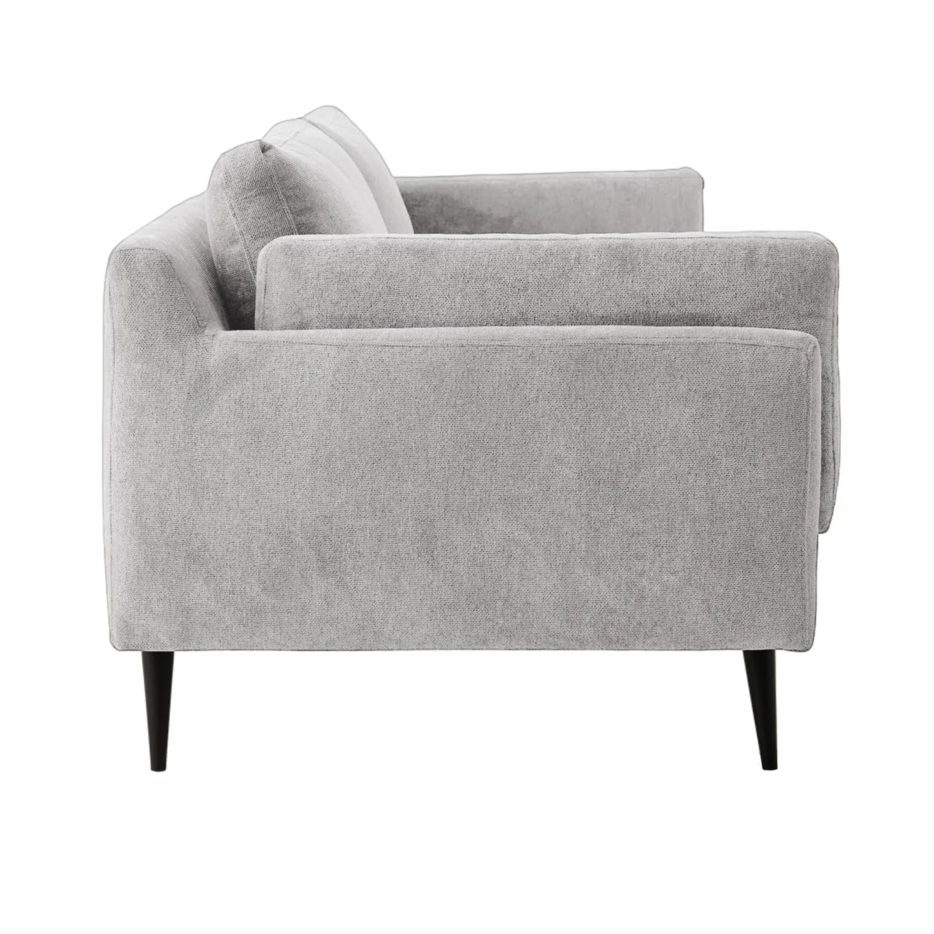 Canapés Droits|Canapés Fixes>Camif Canapé tissu recyclé Olivier - - 2 places Gris Clair