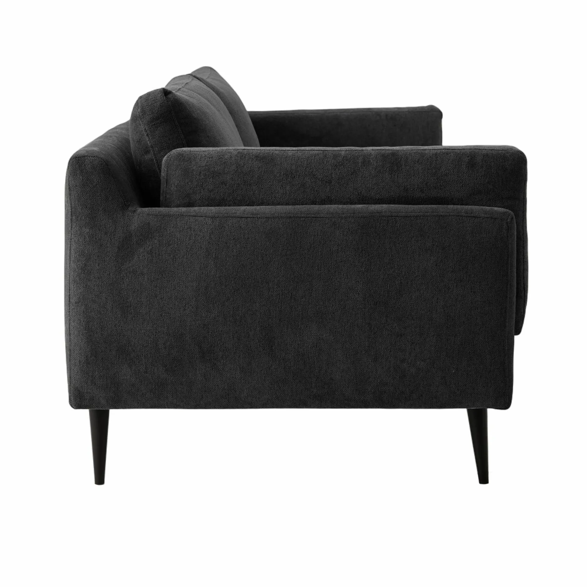 Canapés Droits|Canapés Fixes>Camif Canapé tissu recyclé Olivier - - 4 places Anthracite