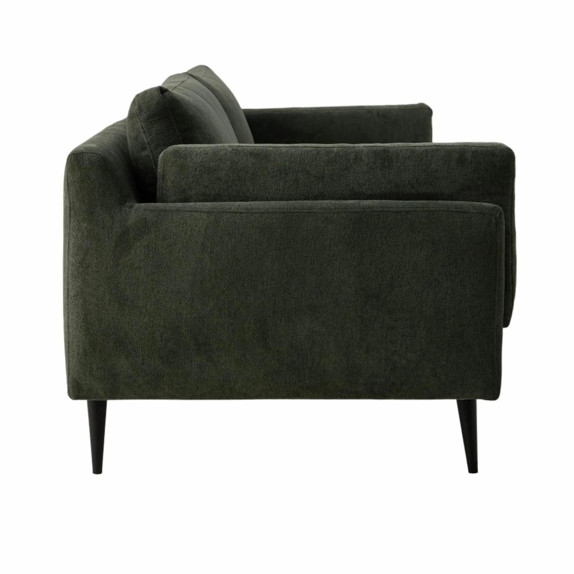 Canapés Droits|Canapés Fixes>Camif Canapé tissu recyclé Olivier - - 3 places Vert Forêt