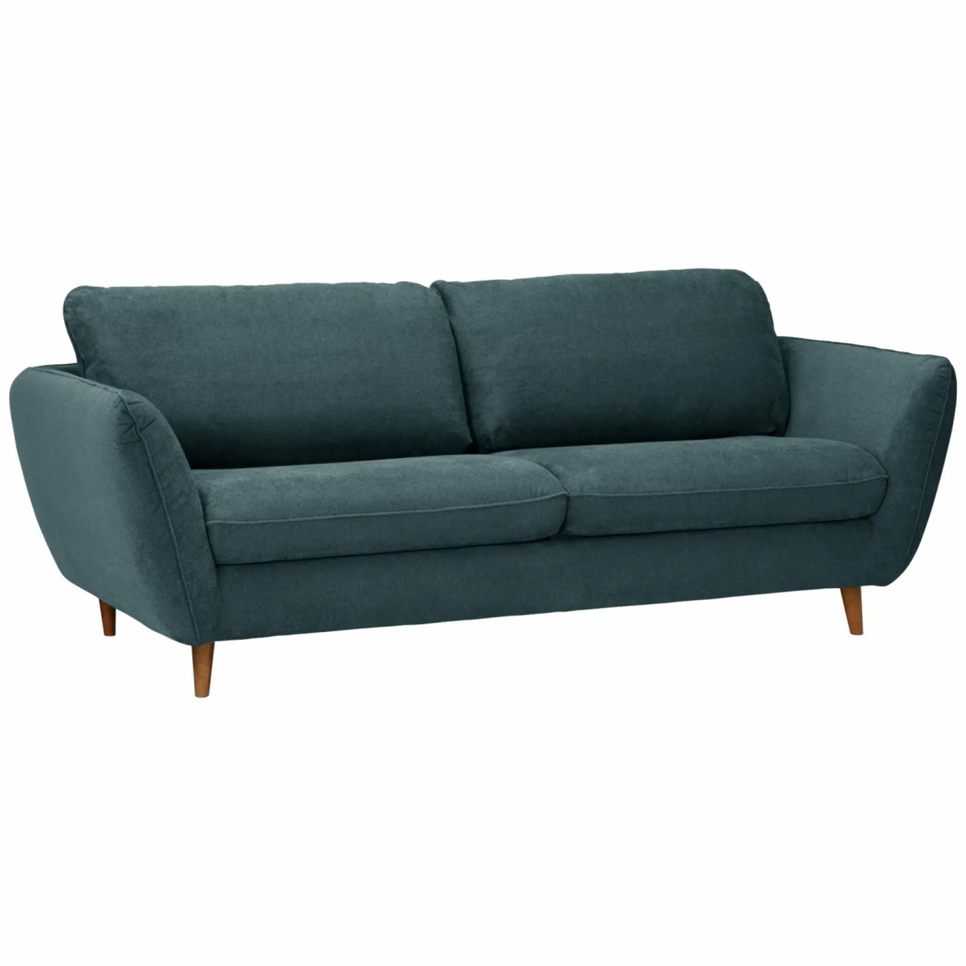 Canapés Fixes|Canapés Droits>Camif Canapé tissu structuré Persson - - 3 places Océan