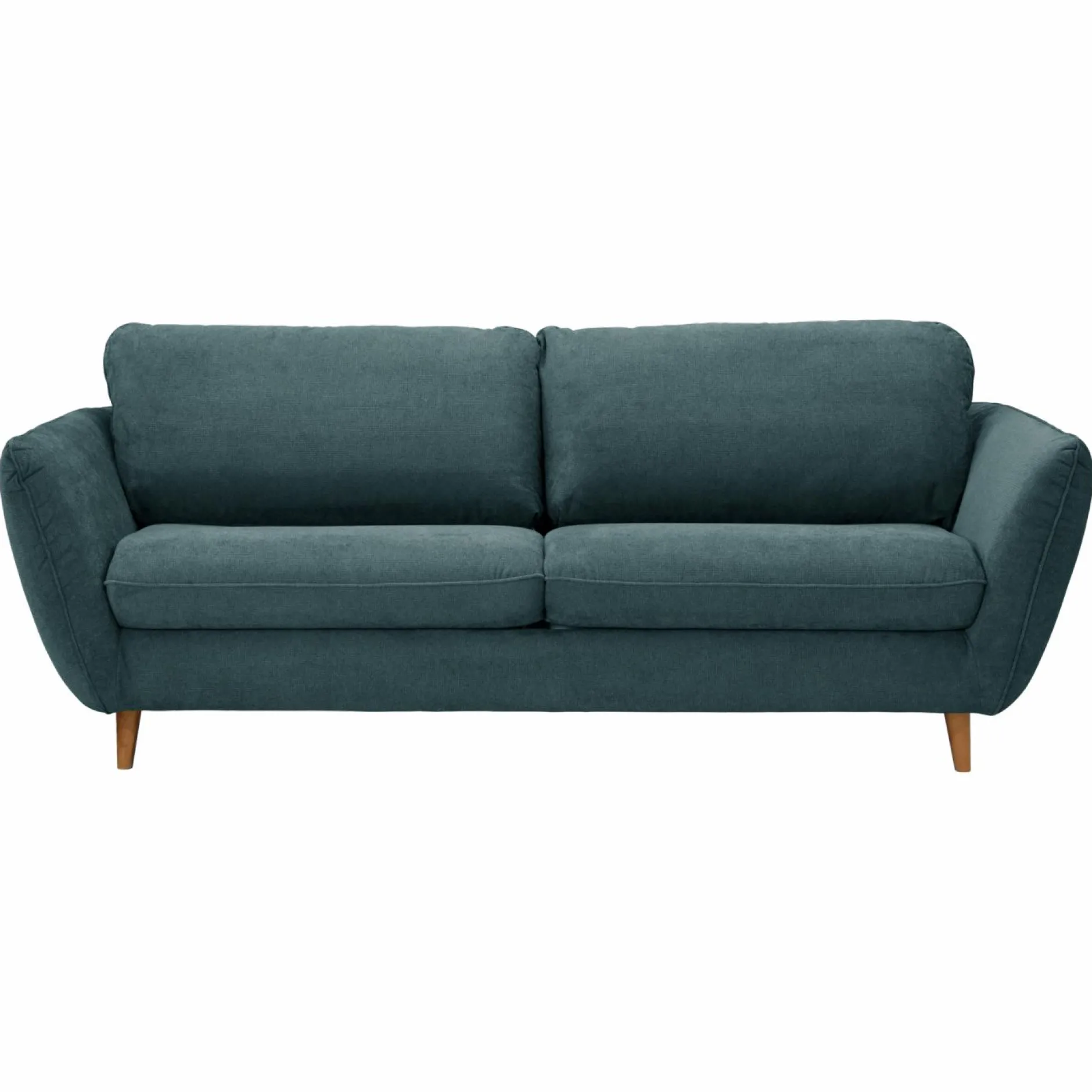 Canapés Fixes|Canapés Droits>Camif Canapé tissu structuré Persson - - 3 places Océan