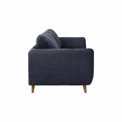 Canapés Droits|Canapés Fixes></noscript>Camif Canapé tissu structuré Persson - - 3 places Bleu Marine