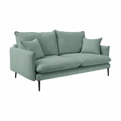 Canapés Fixes>Camif Canapé velours côtelé Oréa - - 4 places Bleu