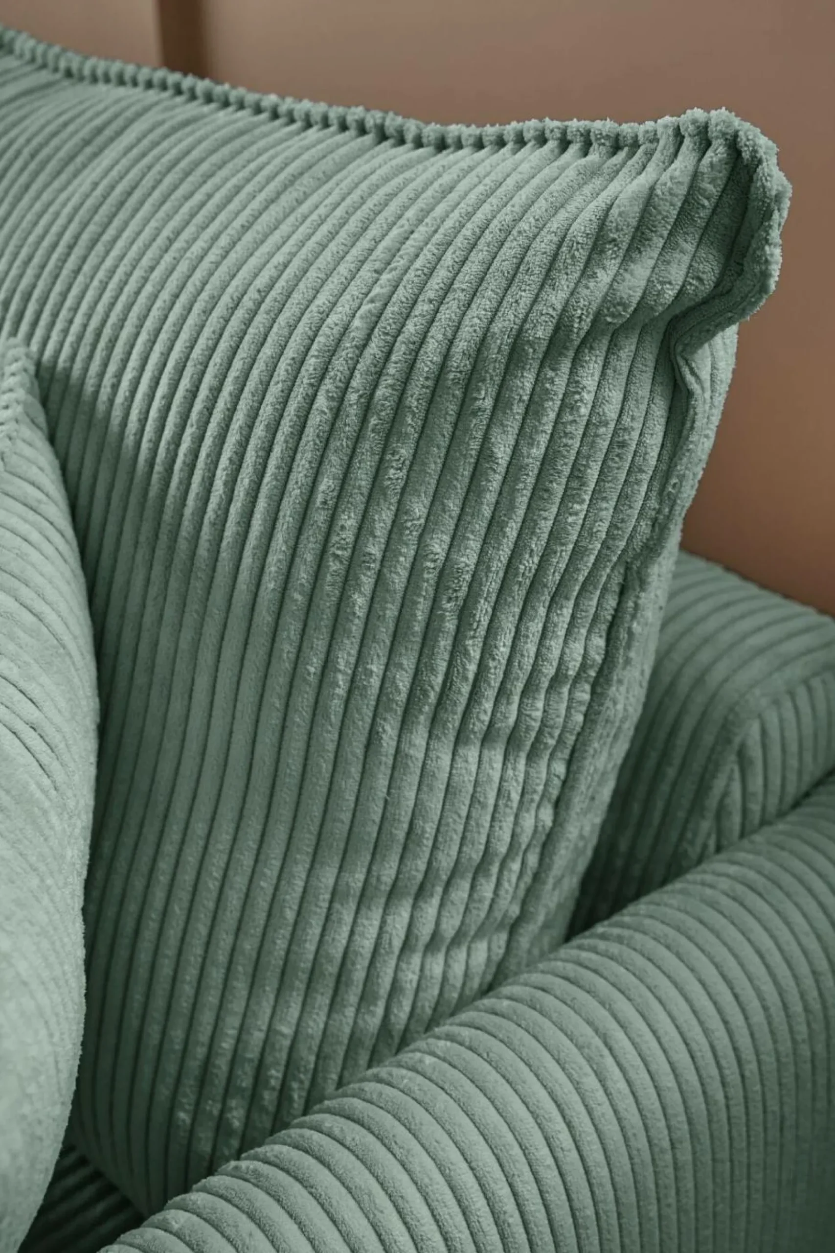 Canapés Fixes>Camif Canapé velours côtelé Oréa - - 2 places Bleu