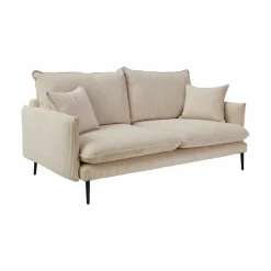 Canapés Fixes>Camif Canapé velours côtelé Oréa - - 3 places Beige