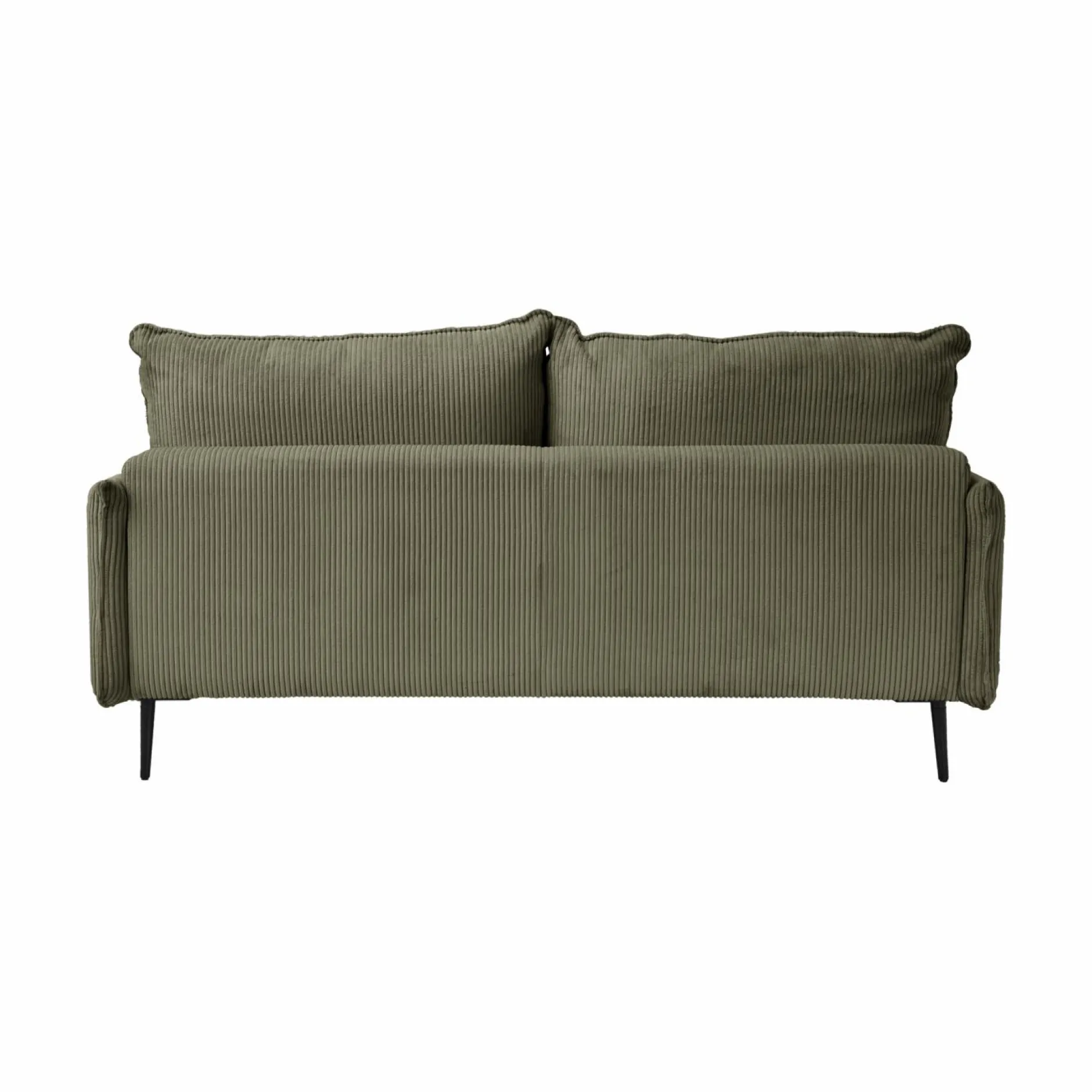 Canapés Fixes>Camif Canapé velours côtelé Oréa - - 2 places Vert