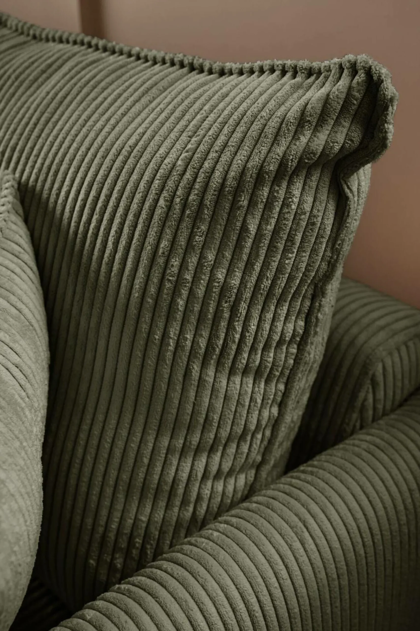 Canapés Fixes>Camif Canapé velours côtelé Oréa - - 2 places Vert