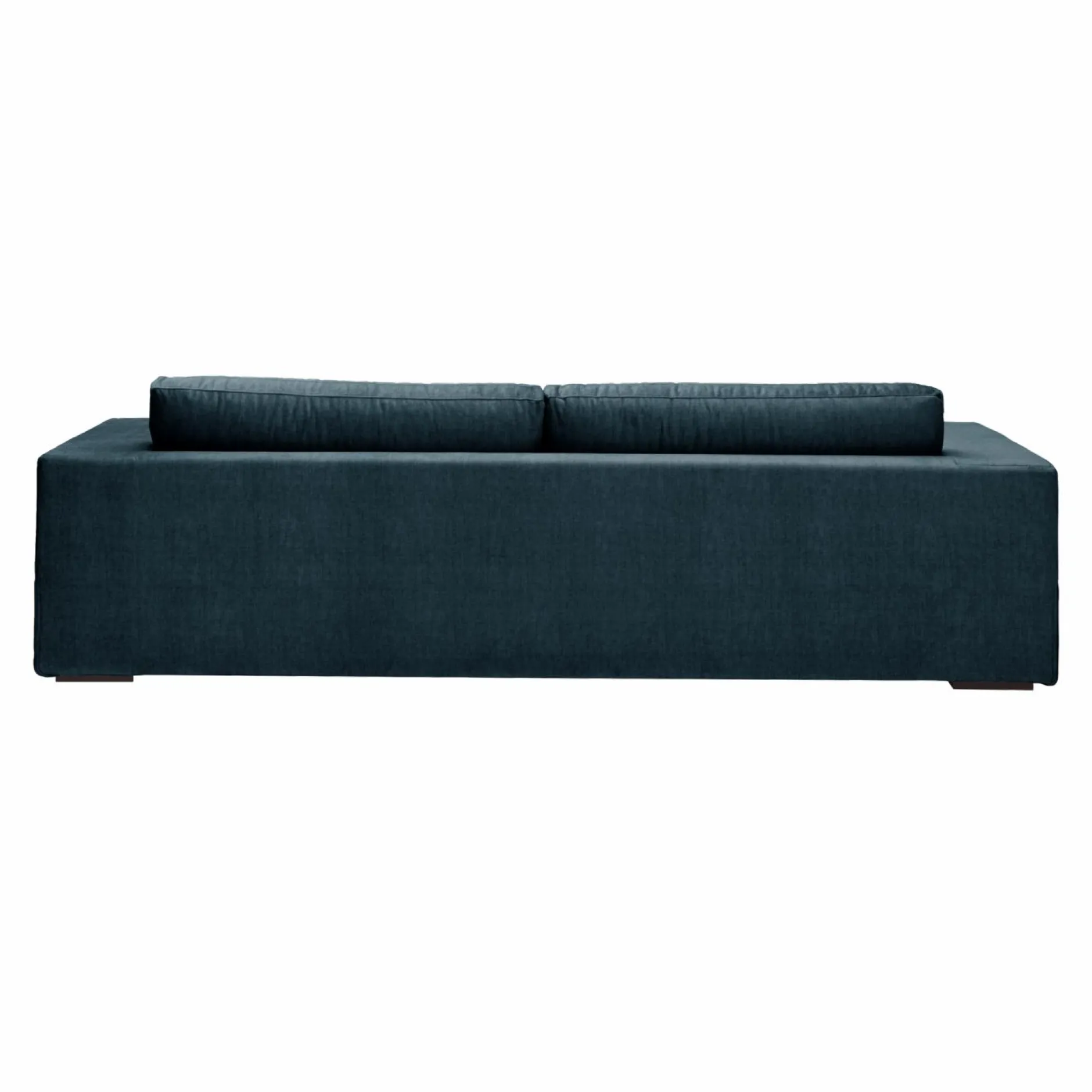 Canapés Droits|Canapés Fixes>Camif Canapé velours Maé - - 5 places Bleu Océan