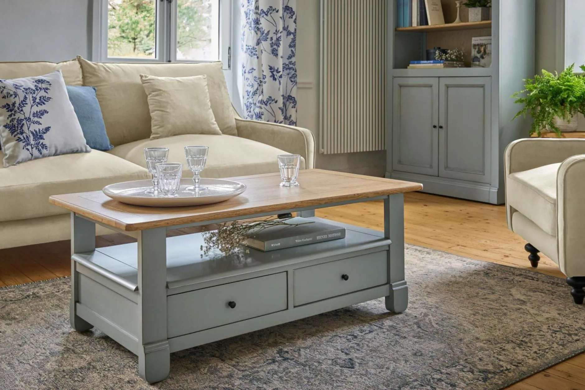 Canapés Fixes>Camif Canapé velours Orso - - 4 places Ecru