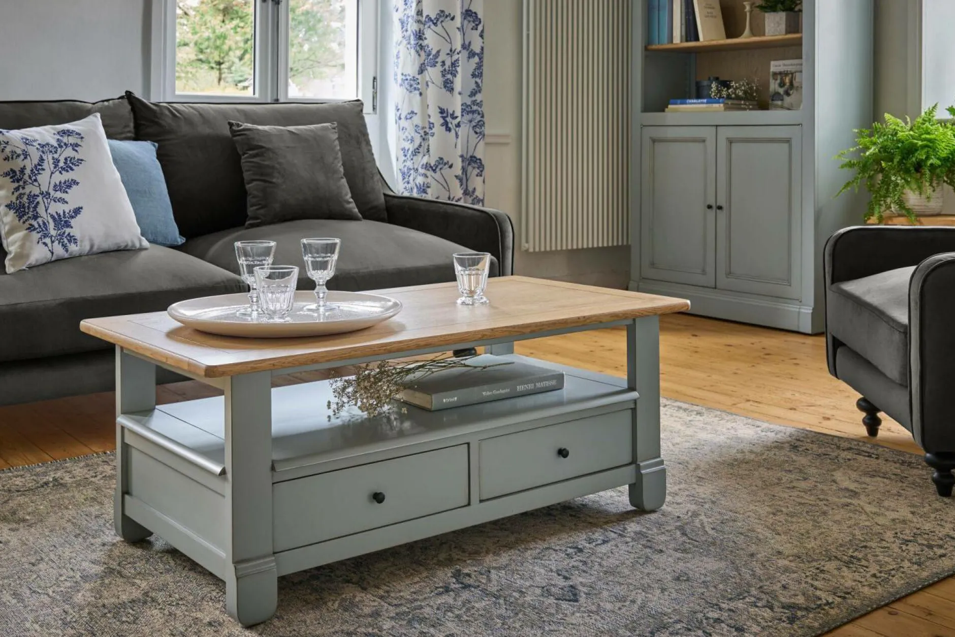 Canapés Fixes>Camif Canapé velours Orso - - 4 places Gris Clair