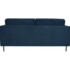 Canapés Fixes|Canapés Droits></noscript>Camif Canapé velours Pietra - Bleu Nuit