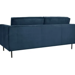 Canapés Fixes|Canapés Droits></noscript>Camif Canapé velours Pietra - Bleu Nuit
