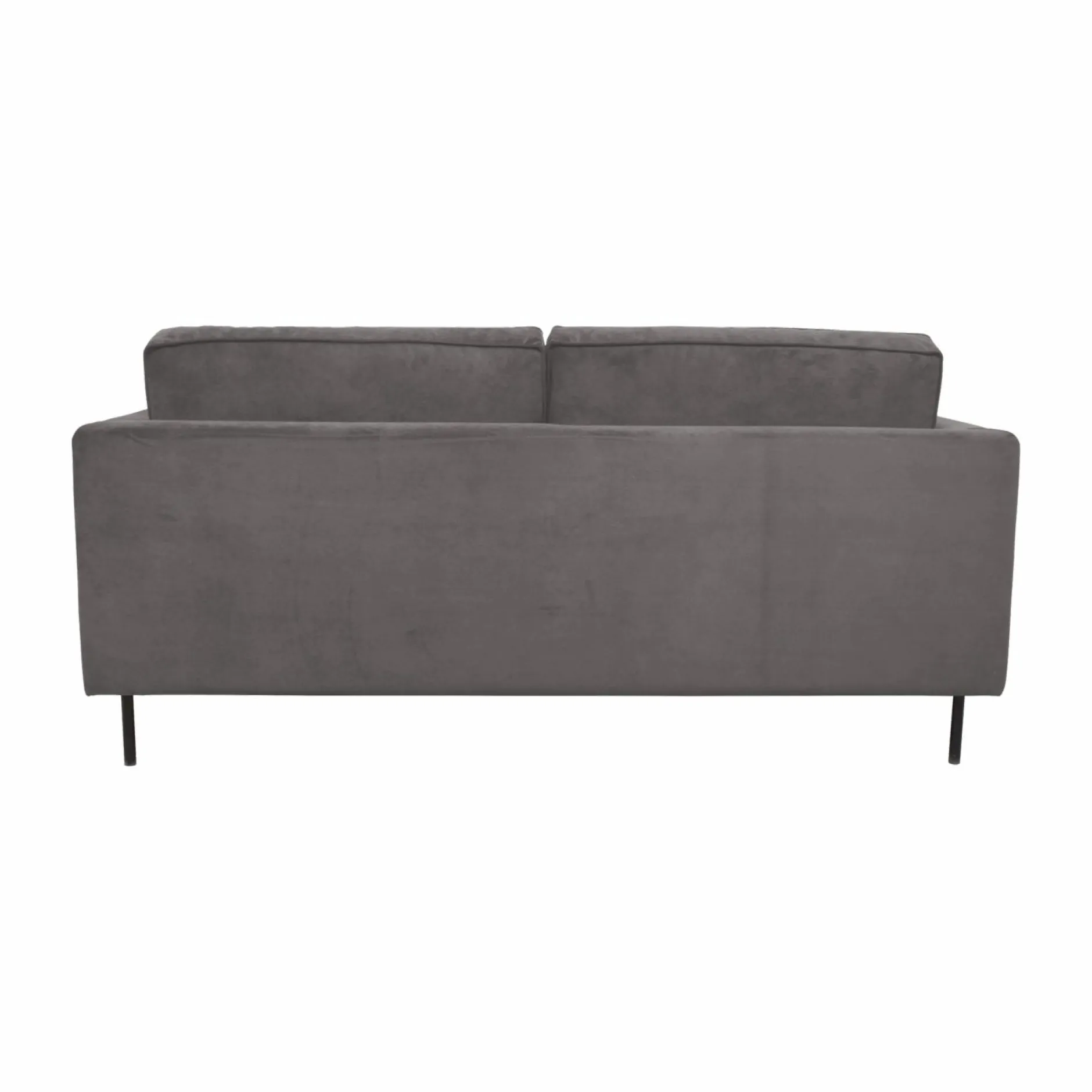 Canapés Droits|Canapés Fixes>Camif Canapé velours Pietra - Gris Clair