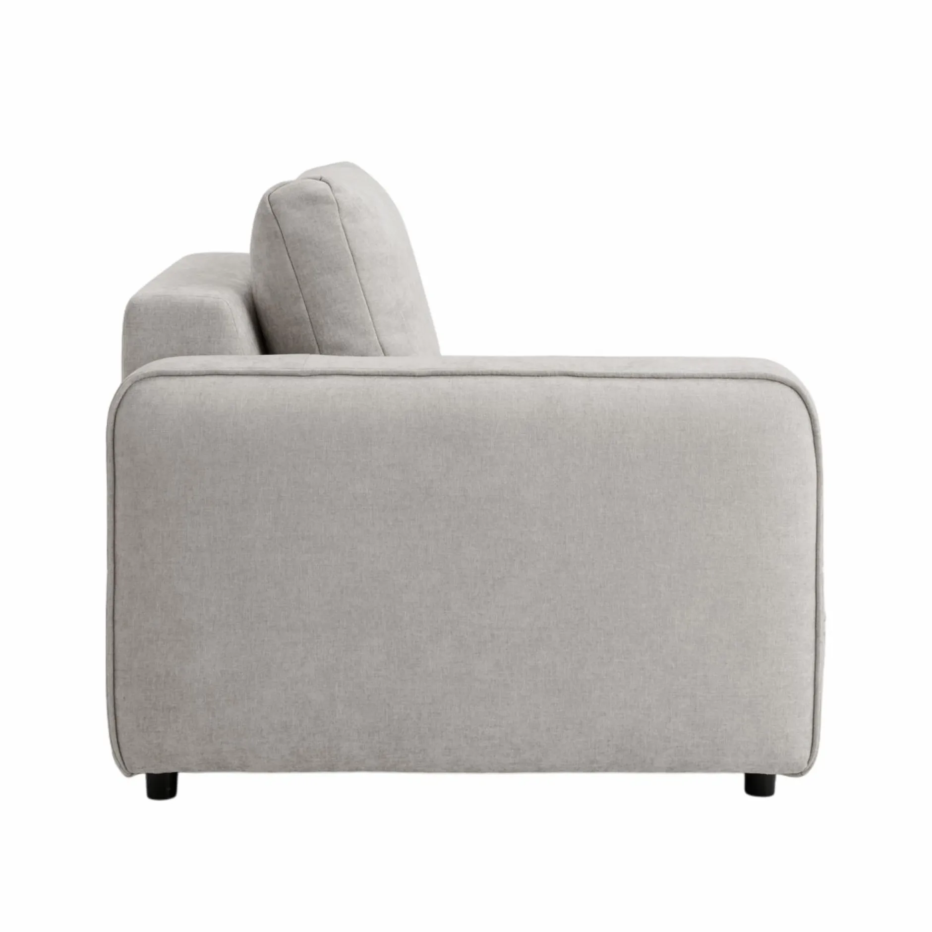 Canapés Modulables>Camif Chauffeuse avec accoudoir pour canapé modulable tissu Solenn - - Canapé angle gauche Galet