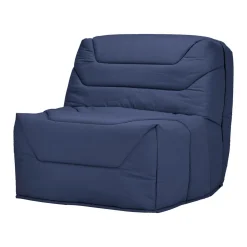 Bz>Camif Chauffeuse BZ tissu matelas 12 cm Gavroche - Bleu