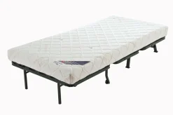 Bz></noscript>Camif Chauffeuse BZ tissu matelas 12 cm Gavroche - Bleu