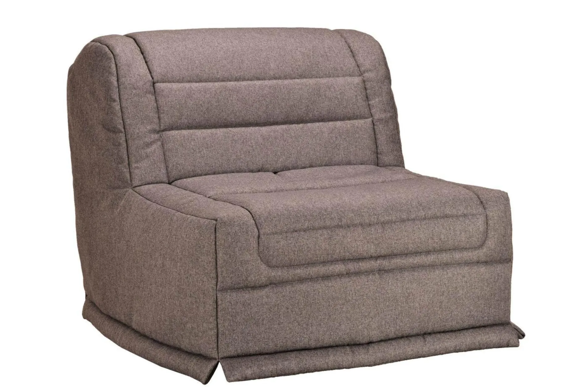 Bz>Camif Chauffeuse BZ tissu matelas 12 cm Grace - Taupe