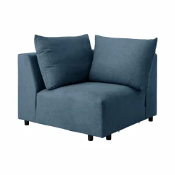 Canapés Modulables>Camif Chauffeuse d'angle pour canapé modulable Solal - Bleu