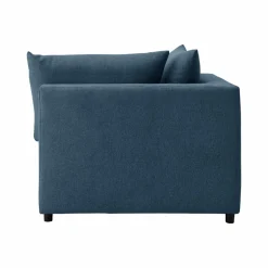 Canapés Modulables></noscript>Camif Chauffeuse d'angle pour canapé modulable Solal - Bleu