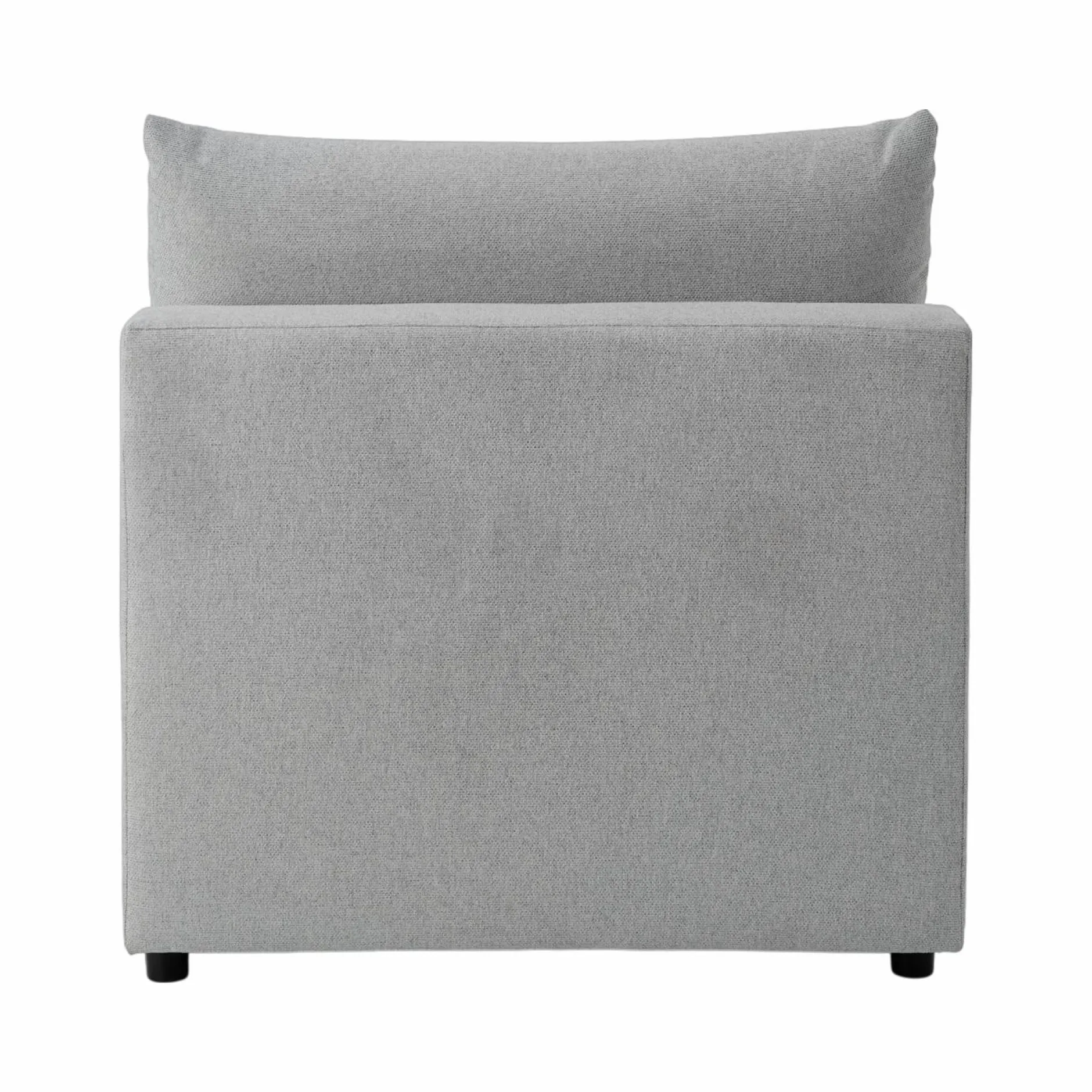 Canapés Modulables>Camif Chauffeuse pour canapé modulable tissu Solal - Gris