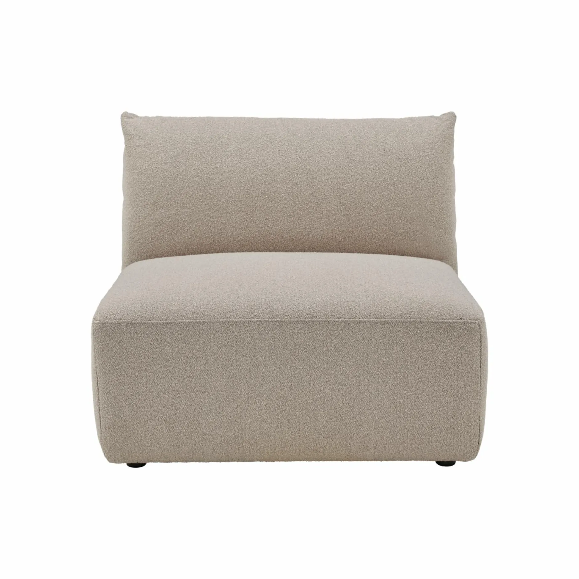 Canapés Modulables>Camif Chauffeuse pour canapé modulable tissu Pixel - Naturel